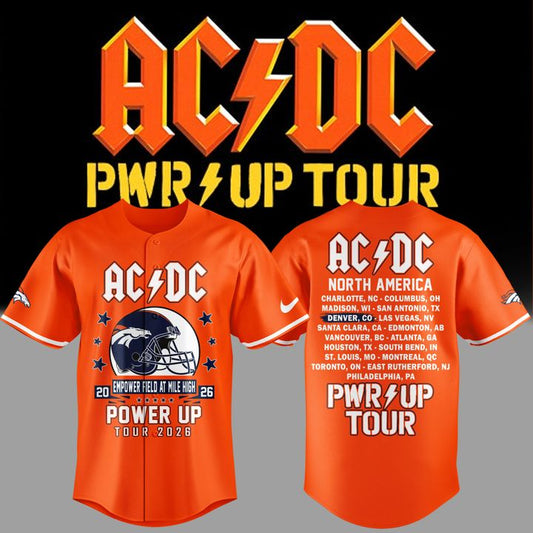 05.01. Perfect Shirt AC/DC x Denver Broncos - Power Up Tour 2026 Jersey