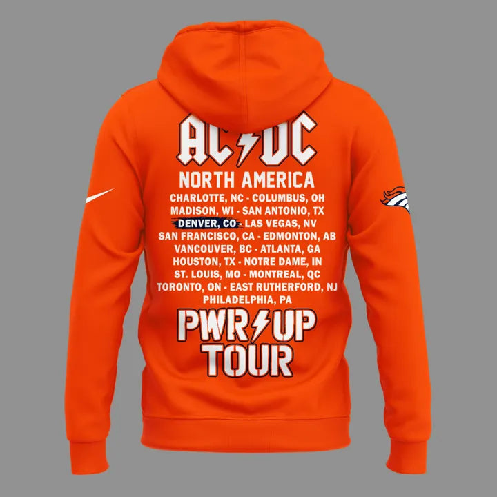 Newest Hoodie AC/DC x Denver Broncos - Power Up Tour 2026 Hoodie