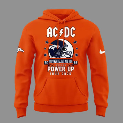 Newest Hoodie AC/DC x Denver Broncos - Power Up Tour 2026 Hoodie