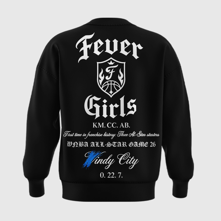 Limited Edition All Stars 2026 Indiana Fever Girls SWEATSHIRT
