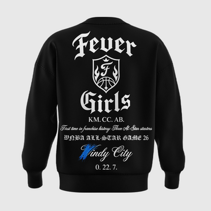Limited Edition All Stars 2026 Indiana Fever Girls SWEATSHIRT