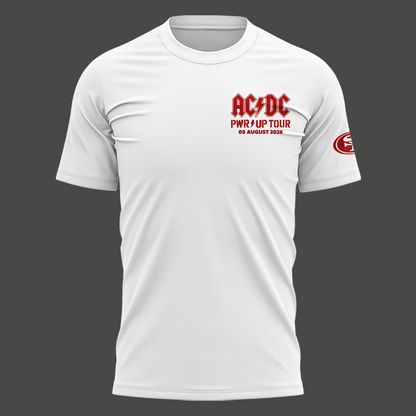 Special New San Francisco 49ers x PWR/UP TOUR Tshirt 2026