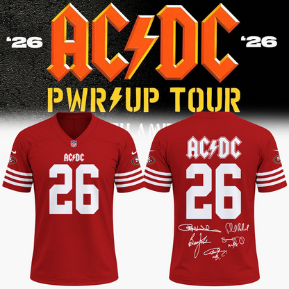 Special New San Francisco 49ers x PWR/UP TOUR Jersey 2026