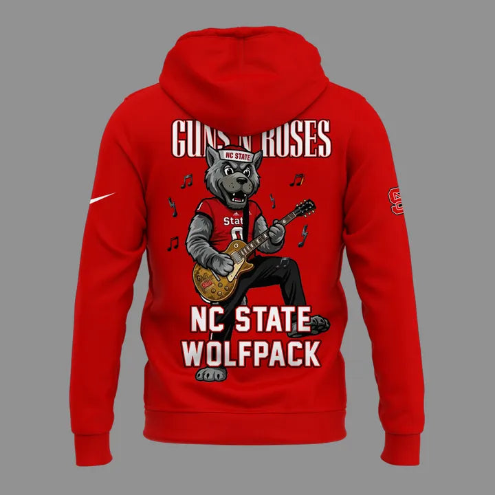 Exclusive 2026 Guns N' Roses x NC State Football - World Tour 2026 Hoodie