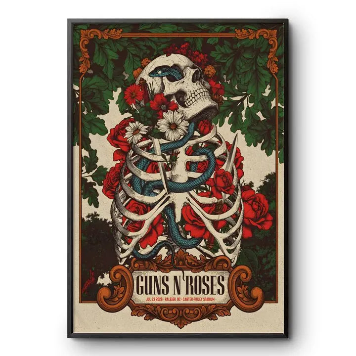 Guns N' Roses World Tour 2026 Canvas