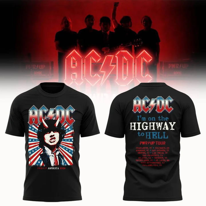 Special AC/DC - Power Up Tour 2026 T-Shirt