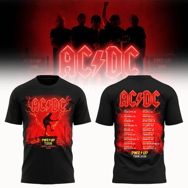 AC/DC North America - Power Up Tour 2026 T-Shirt