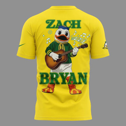 Special Zach Bryan x Oregon Football - With Heaven On Tour 2026 T-Shirt