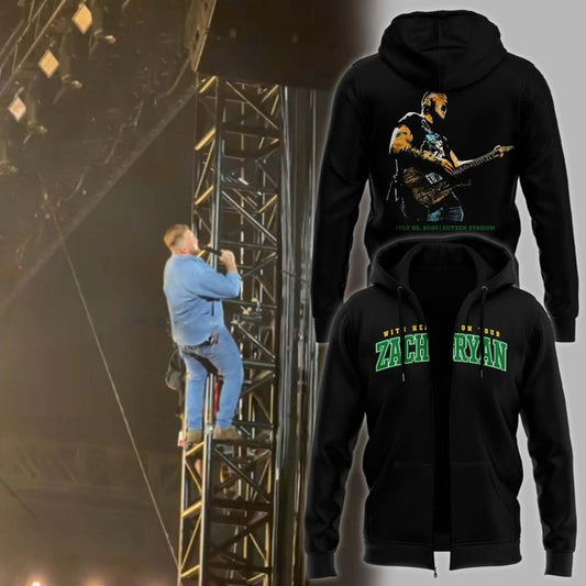 Special 2026 Zach Bryan x Oregon Ducks Zip Hoodie