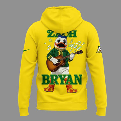 Limited Hoodie Zach Bryan x Oregon Football - With Heaven On Tour 2026 Hoodie