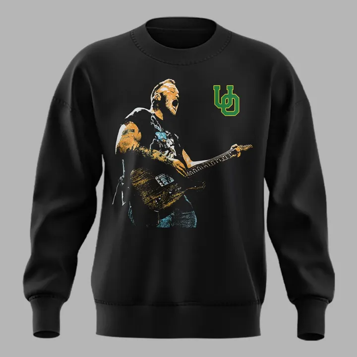 Black Sweatshirt Zach Bryan x Oregon Football - With Heaven On Tour 2026 Sweatshirt