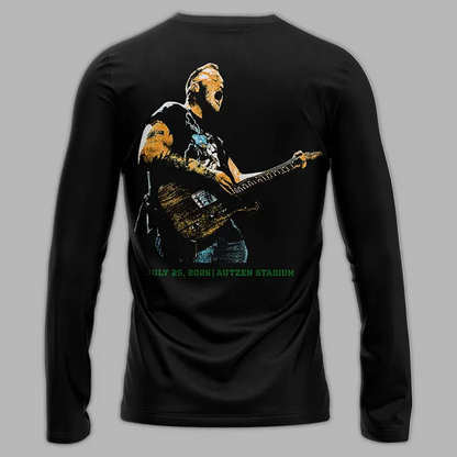 Limited Long Tee Zach Bryan x Oregon Football - With Heaven On Tour Long Tee