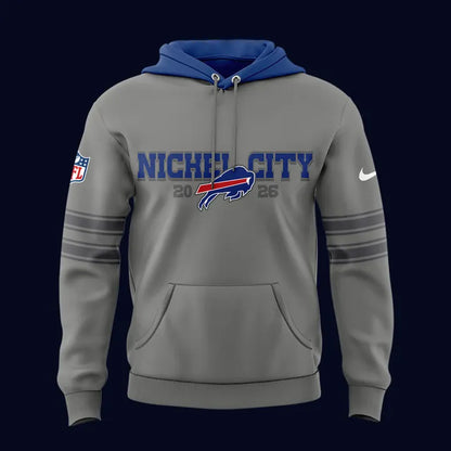 Nike Gray Buffalo Bills Nickel City Game Hoodie