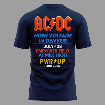 AC/DC x Denver -POWER UP TOUR 2026 T-shirt