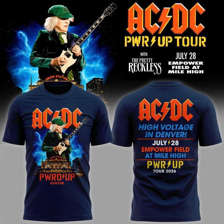 AC/DC x Denver -POWER UP TOUR 2026 T-shirt