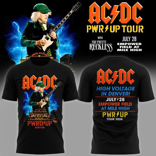 01.AC/DC x Denver -POWER UP TOUR 2026 T-shirt