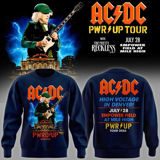 AC/DC x Denver -POWER UP TOUR 2026 SWEATSHIRT