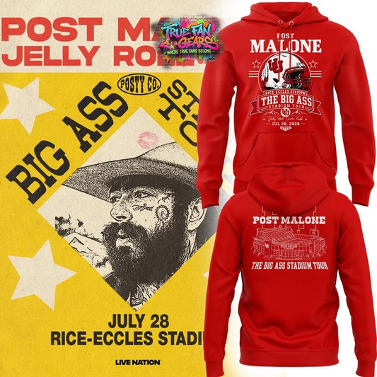 Exclusive Hoodie Post Malone x Utah Football - THE BIG ASS Stadium Tour Part 2