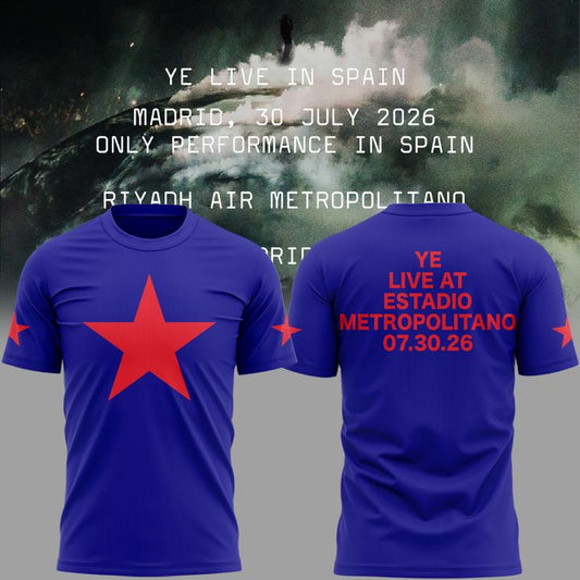 2026 Ye Live Concert Tour - SPAIN MADRID T-shirt