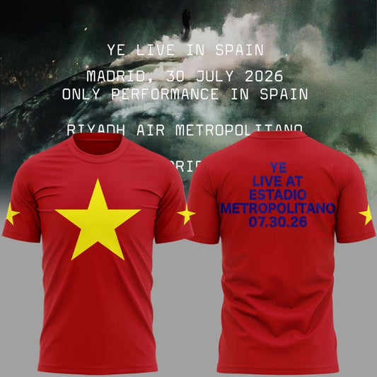 2026 Ye Live Concert Tour - SPAIN MADRID T-shirt .01