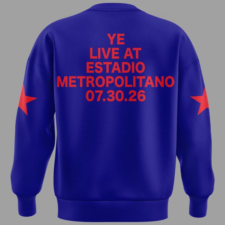 2026 Ye Live Concert Tour - SPAIN MADRID SWEATSHIRT