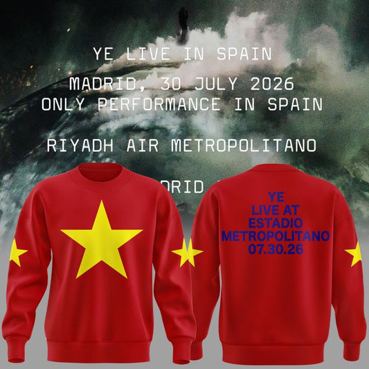2026 Ye Live Concert Tour - SPAIN MADRID SWEATSHIRT-01