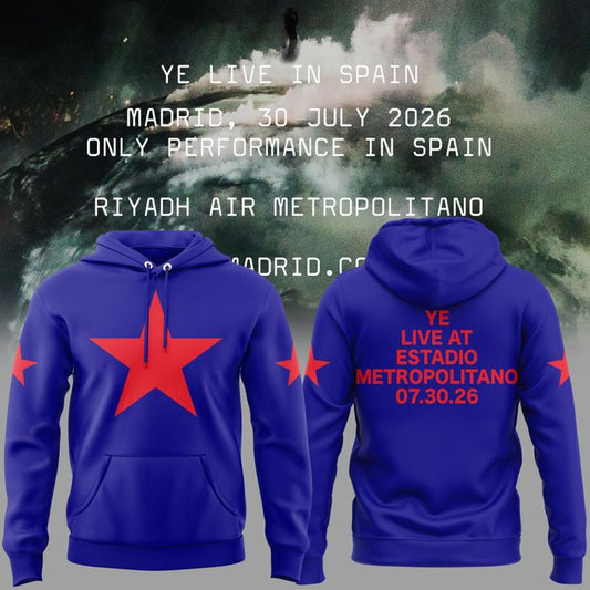 2026 Ye Live Concert Tour - SPAIN MADRID HOODIE