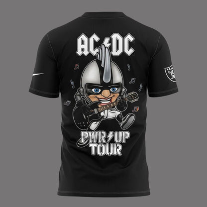New Shirt AC/DC x Las Vegas Raiders - Power Up Tour 2026 T-Shirt