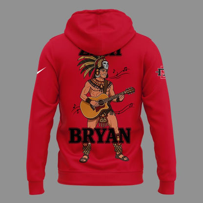 Perfect Hoodie Zach Bryan x San Diego State Football - With Heaven On Tour 2026 Hoodie