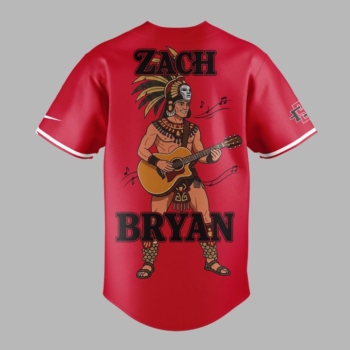 Limited Edition Zach Bryan x San Diego State Football - With Heaven On Tour 2026 Jersey