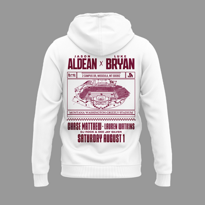 1.Limited Edition Montana Grizzlies x Jason Aldean And Luke Bryan Hoodie