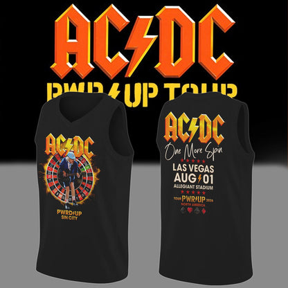Perfect Black AC/DC - Las Vegas, NV Event Shirt - Power Up Tour 2026 Jersey