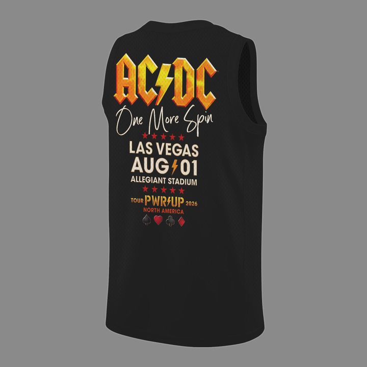 Perfect Black AC/DC - Las Vegas, NV Event Shirt - Power Up Tour 2026 Jersey