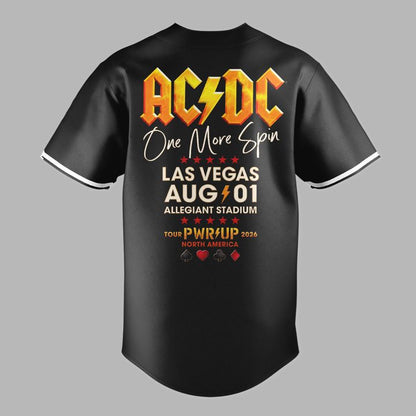 Limited Jersey AC/DC - Las Vegas, NV Event Shirt - Power Up Tour 2026 Jersey