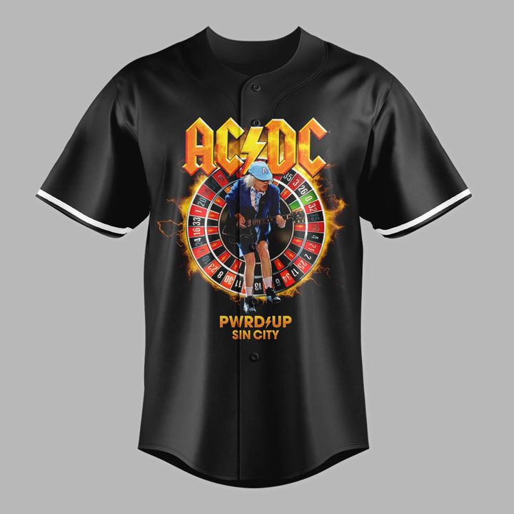 Limited Jersey AC/DC - Las Vegas, NV Event Shirt - Power Up Tour 2026 Jersey