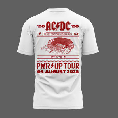 Special New San Francisco 49ers x PWR/UP TOUR Tshirt 2026