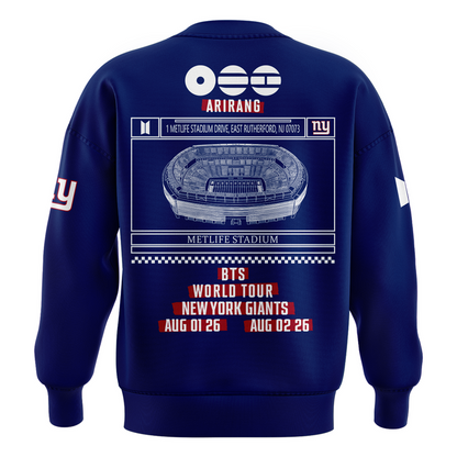 NY Giants x BTS WORLD TOUR ARIRANG 2026 Sweatshirt
