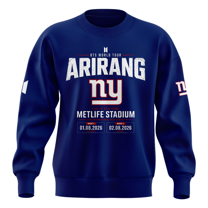 NY Giants x BTS WORLD TOUR ARIRANG 2026 Sweatshirt
