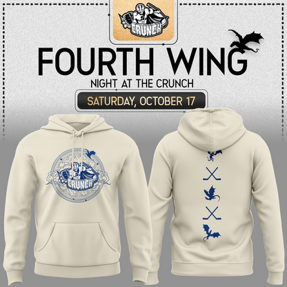 Limited Edition Syracuse Crunch Fourth Wing Night Hoodie 2026