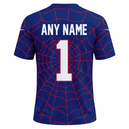Limited Edition New York Giants x Spider-Man Football Jersey 2026