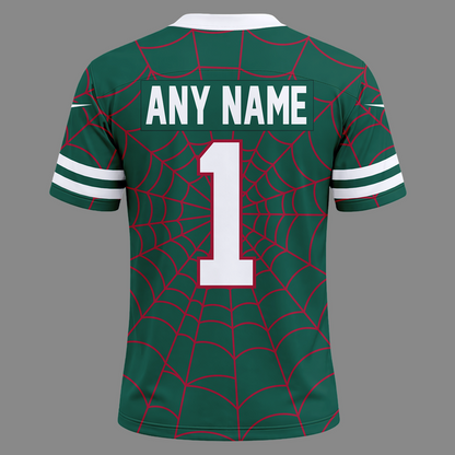 Limited Edition New York Jets x Spider-Man Football Jersey 2026