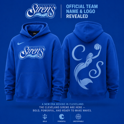 Cleveland Sirens Royal Blue Hoodie