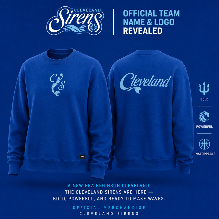Wild Collective Siren Blue Crewneck