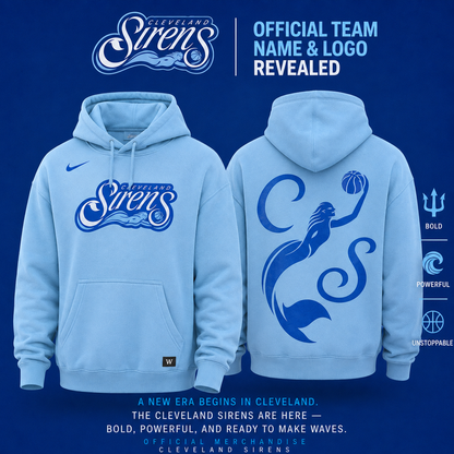Nike Erie Blue Primary Logo Hoodie