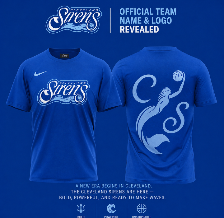 Cleveland Sirens Royal Blue T-Shirt