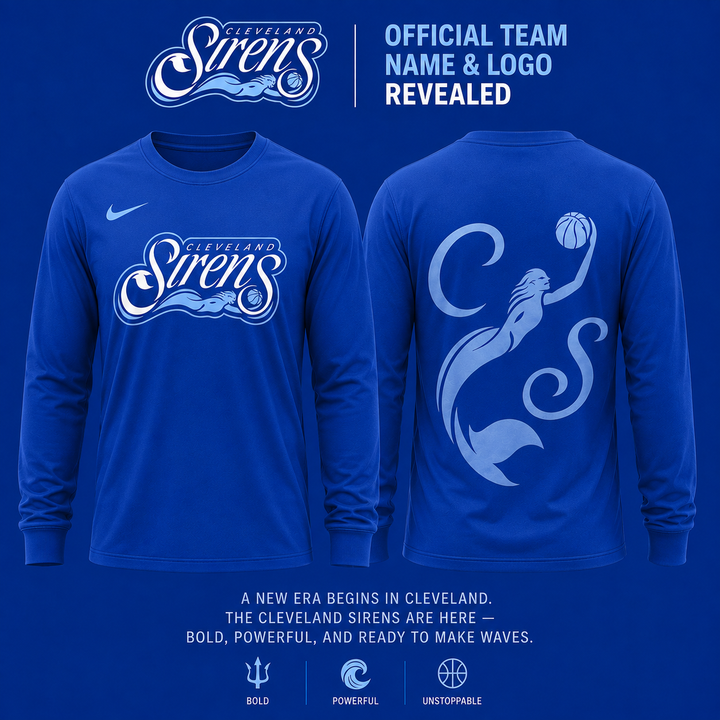 Cleveland Sirens Royal Blue Long Tee