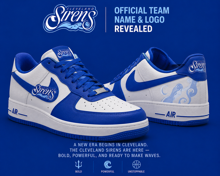 Cleveland Sirens Royal Blue Shoes