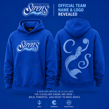 Cleveland Sirens Royal Blue Hoodie