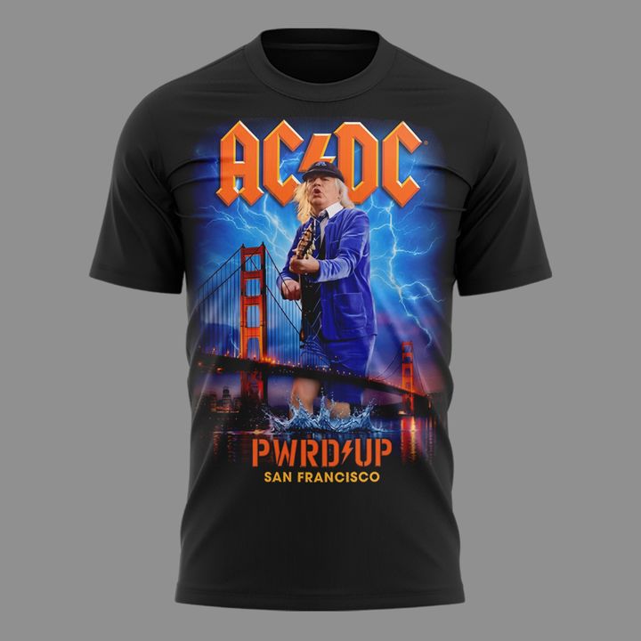 Newest Shirt AC/DC - San Francisco, CA Event Shirt - Power Up Tour 2026 T-Shirt