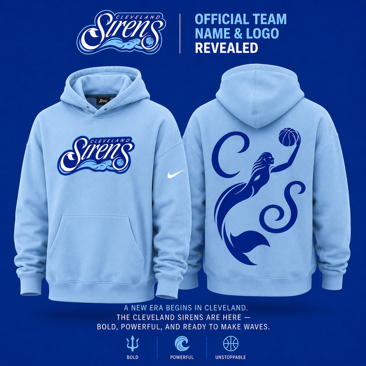 Cleveland Sirens Blue Hoodie